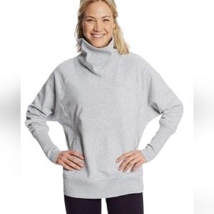 C9‎ Champion Women's Long Sleeve Gray French Terry Funnel Neck Sweatshirt Medium